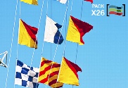 pack de Banderas 26 naúticas código internacional de señal